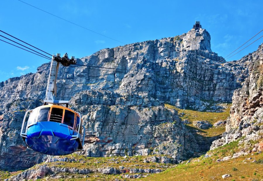  table mountain cable car تلفريك جبل الطاولة جنوب افريقيا